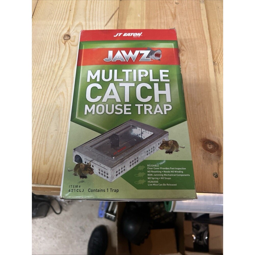 JT Eaton 421CLJ JAWZ Multiple Catch Mouse Trap New In Box